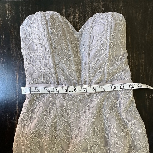 Mori Lee  Classic Mermaid Sweetheart Gown. Color Light Gray. Size 6. NWOT - Picture 8 of 14